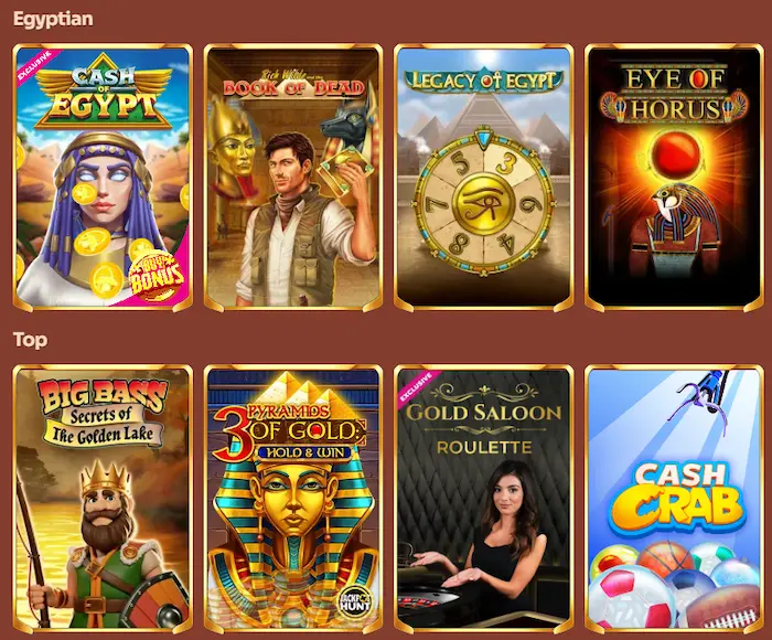 Cleobetra Casino games